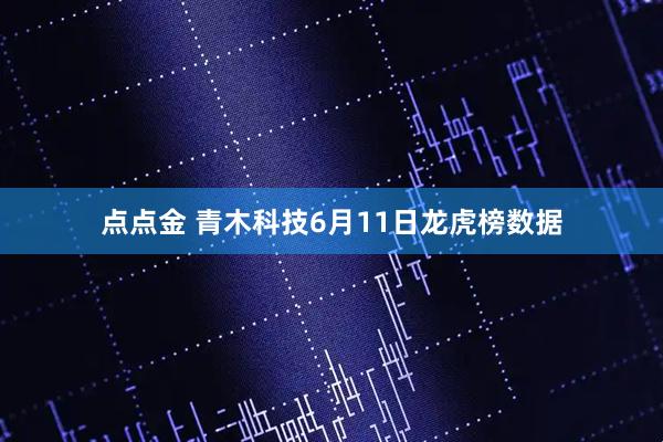 点点金 青木科技6月11日龙虎榜数据